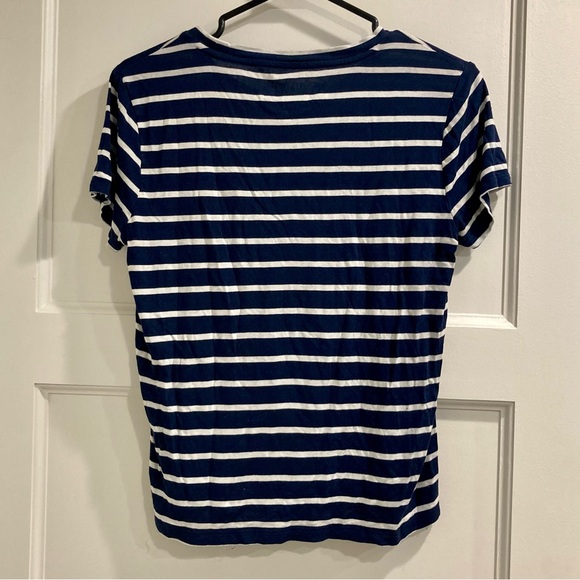 Aero striped tee with sequin flower - Picture 2 of 7